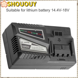 Shououy อะแดปเตอร์แท่นชาร์จแบตเตอรี่ Li-ion ทนทาน สําหรับแบตเตอรี่ Hitachi 14.4V 18V