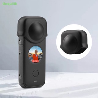 Uequilib ฝาครอบเลนส์กล้อง ซิลิโคน อุปกรณ์เสริม สําหรับ Insta360 One X2 X3 Insta360 One X2 X3