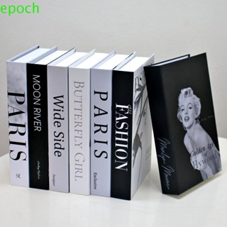 Epoch โมเดลหนังสือปลอม แบบหนา หรูหรา สําหรับตกแต่งบ้าน พร็อพถ่ายรูป