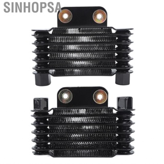 Sinhopsa Oil Cooler  Load Reduction Reliable Exquisite Motorcycle Nondeformable Aluminum High Strength for Off Road Vehicles