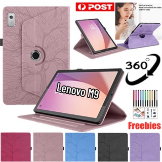 เคสหนัง ฝาพับ หมุนได้ 360 องศา สําหรับ Lenovo Tab M9 TB310XU TB310FU 9 นิ้ว 2023