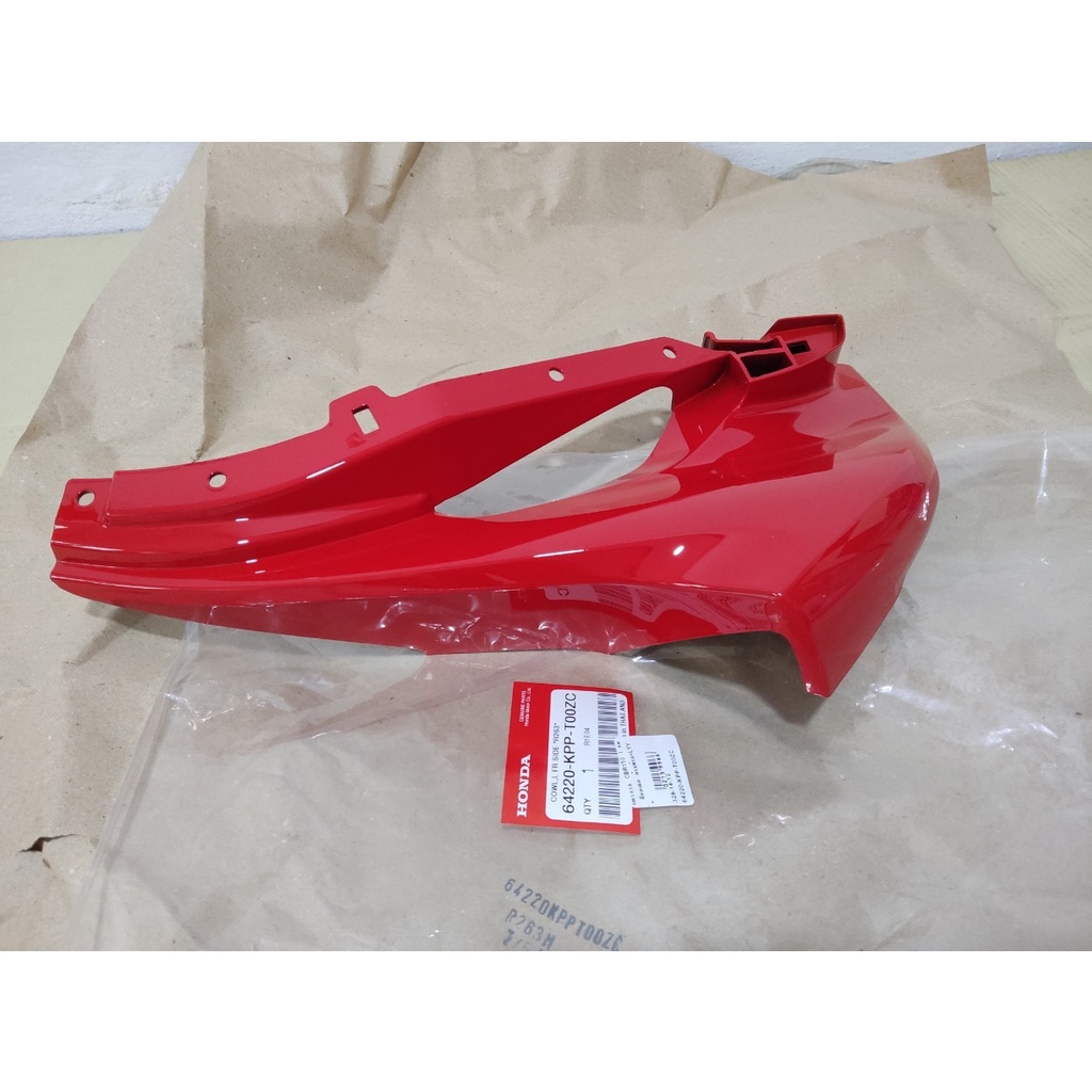 – แฟริ่งข้างด้านหน้าซ้าย+ขวา สีขาว แดง ดำ CBR150R/ปี2011-2017 อะไหล่แท้เบิกศูนย์