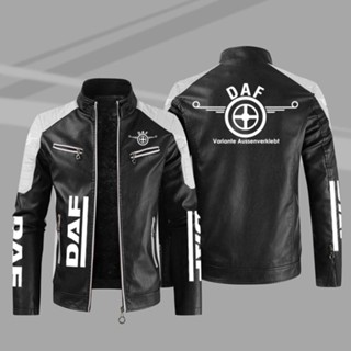 Daf LOGO Jacket Windbreaker Motorcycle Cycling Leather Jacket Long Sleeve Thin Rainproof Jacket