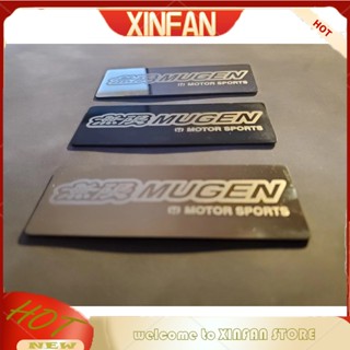 Xinfan โลโก้ Mugen สแตนเลส ชิ้นส่วนรถ สปอยเลอร์ ตราสัญลักษณ์โลโก้ สําหรับ Honda