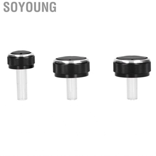 Soyoung AC Controller Switch  Skid Resistant 3PCS/Set Air Condition Knob for Car Replacement MK4 1997-2006