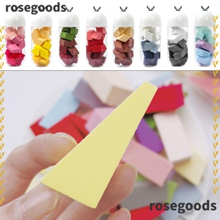 Rosegoods1 ฟองน้ําแต่งหน้า เครื่องสําอาง เครื่องมือแต่งหน้า ทนทาน แห้งและเปียก ใช้รองพื้น เกลี่ยฟองน้ํา