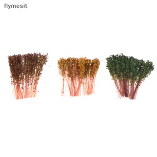 Flymesit โมเดลพุ่มไม้ ฉากทหาร สําหรับทําโมเดลรถไฟ สถาปัตยกรรม ภูมิทัศน์ EN DIY