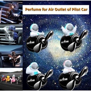 น้ําหอมปรับอากาศในรถยนต์ Galactic Pilot Air Freshener Air Outlet Wingman Propeller Flavoring Diffuser Supplies