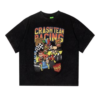 เสื้อยืด ขนาดใหญ่ ลาย VONSEEY NASCAR CRASH TEAM RACING