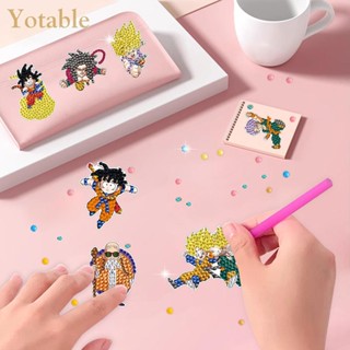 [Yotable.th] สติกเกอร์ ลายการ์ตูนโมเสค ติดประดับเพชร DIY สําหรับเด็ก