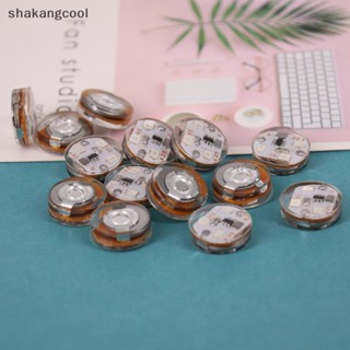 Shakangcool กิ๊บติดผม ประดับกลิตเตอร์ เรืองแสงในที่มืด ขนาดเล็ก สามสี สําหรับตกแต่งเสื้อผ้า รองเท้า กระเป๋า DIY 3 ชิ้น