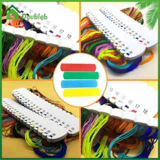 【Doub X ✮】แผ่นบอร์ดฟองน้ํา สําหรับจัดเก็บเส้นด้าย DIY 4 ชิ้น ✮