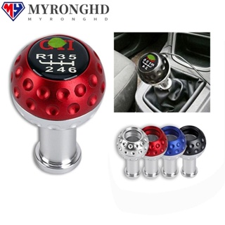 Myronghd ลูกบิดเกียร์ 5 6 ความเร็ว สําหรับ VW GTI Jetta Gear Shift Knob