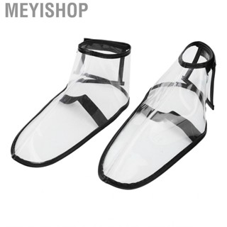 Meyishop Folding Barber Shoes Cover Reusable Salon Hairdressing Transparen