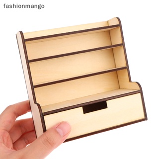 [fashionmango] ใหม่ พร้อมส่ง ชั้นวางหนังสือ ตู้รองเท้า เฟอร์นิเจอร์ ขนาดเล็ก สําหรับตกแต่งบ้านตุ๊กตา 1:12