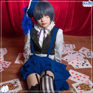 ชุดคอสเพลย์อนิเมะ Fm Black Butler cos Ciel Phantomhive