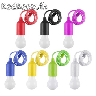 Redkeev™ หลอดไฟ LED แบบแขวน ใช้แบตเตอรี่ แบบพกพา สีสันสดใส สีขาวอบอุ่น