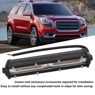 ALABAMAR 7in Car LED Work Light Bar Ultra Slim Single Row 36W High Brightness for SUVs Trucks Motorcycles