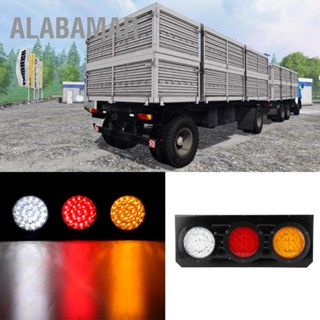 ALABAMAR 72LED 12V รถ ไฟเตือนท้ายรถบรรทุกไฟท้าย 3 สีกันน้ำหยุดไฟท้าย