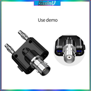 Kiss ซ็อกเก็ตแจ็คเชื่อมต่อโคแอกเชียล สําหรับ Oscilloscope BNC-Plug to Dual Banana