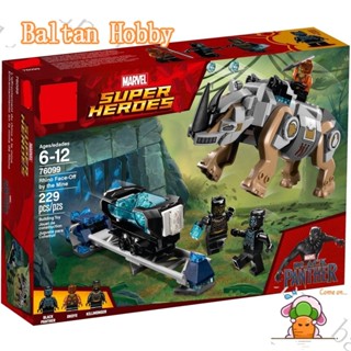 Baltan toy BH1 ของเล่นตัวต่อ รูปซุปเปอร์ฮีโร่ Rhino Face-Off 76099 07100 10836 ES1