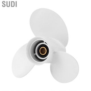 Sudi Boat Outboard Propeller  Sharp 3 Blades Marine 10 3/8x13in for