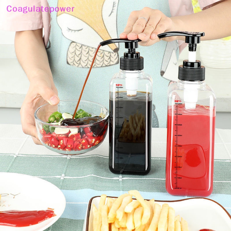 Coa 500ML/1000ML Liquid Dispenser ขนาดกาแฟน้ําเชื่อมขวดหยดปั๊มไฮดรอลิกหัวฉีดครัวน้ําผึ้ง Jar คอนเทนเนอร์ Wer - รูปที่ 4