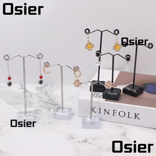 Osier1 ชั้นวางเครื่องประดับอะคริลิค รูปตัว T โลหะ ทนทาน 3 ชิ้น