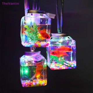 Thevantin Light Emitg Fish ตู้ปลา บรรจุขวด ขนาดเล็ก ภูมิทัศน์แสง เปล่งแสง ปลาวัสดุที่สมบูรณ์ แพ็คสินค้าดี