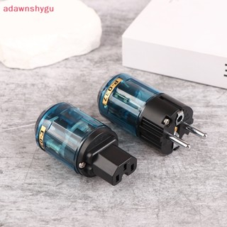 Adagu อะแดปเตอร์ซ็อกเก็ตเชื่อมต่อพาวเวอร์ซัพพลาย P-037 C-037 EU C-037 IEC ตัวผู้ ตัวเมีย HIFI-End 1 ชิ้น