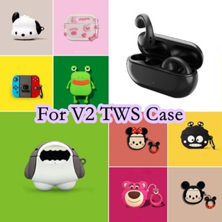 【จัดส่งรวดเร็ว】เคสหูฟัง แบบนิ่ม ลายการ์ตูน สําหรับ V2 TWS V2 TWS