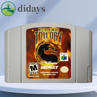 Mortal Kombat Trilogy เวอร์ชั่น USA Super Mario Games RPG คอสเพลย์ สําหรับ Nintendo N64 [Didays.th]