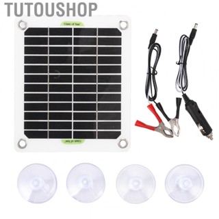 Tutoushop Solar   10W Solar Panel Type C For Cars