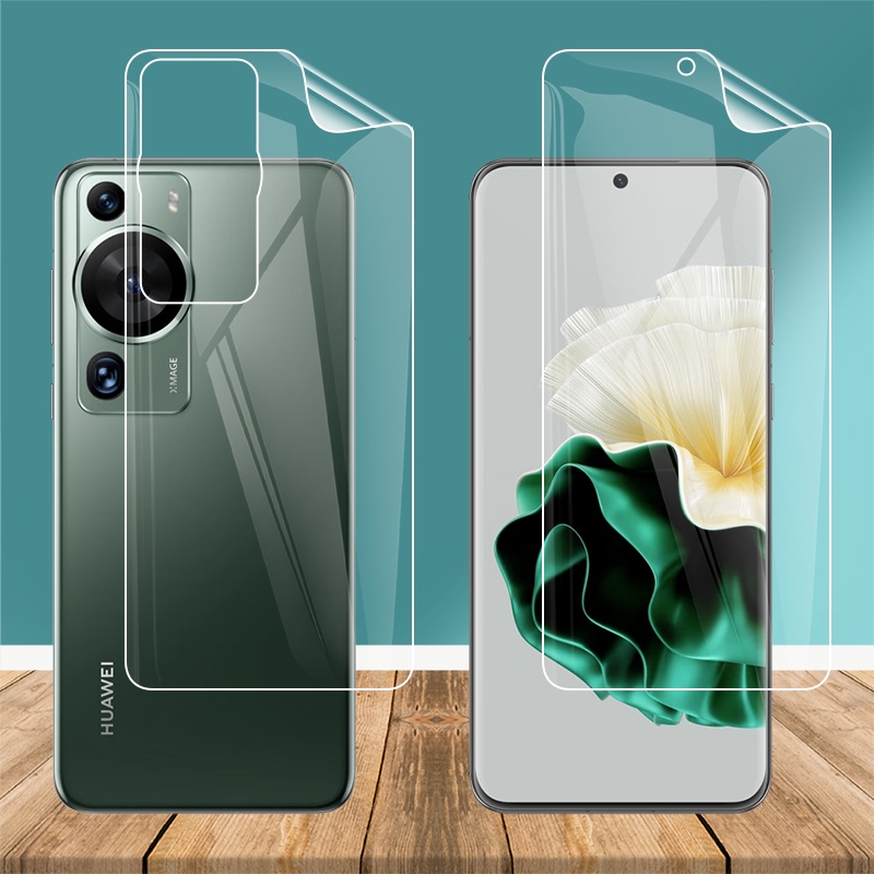 ฟิล์มไฮโดรเจล TPU นิ่ม แบบใส บางพิเศษ เต็มจอ ด้านหน้า และหลัง สําหรับ Huawei P60 Art Pro P60Pro P60A