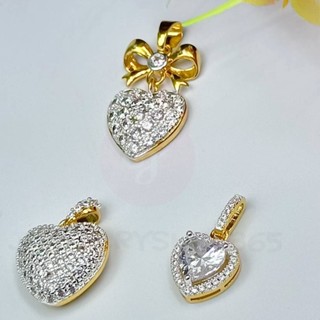 JJLSHOP1  jewelryshop K155 จี้เพชรหัวใจงาน cz แท้ สวยงาม