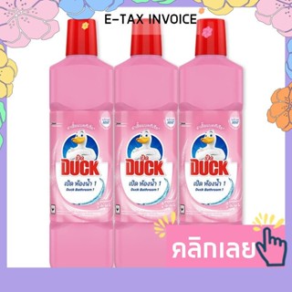 เป็ด น้ำยาล้างห้องน้ำ กลิ่นพิ้งค์ สมูท 450 มล. x 3 ขวด รหัสสินค้า 152764