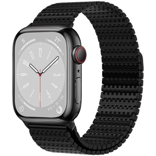 สายนาฬิกาข้อมือ สเตนเลส แม่เหล็ก สําหรับ iwatch SE1 2 3 4 5 6 7 8