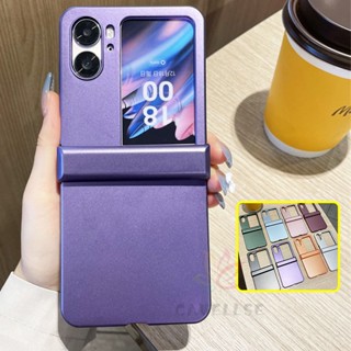 เคสโทรศัพท์มือถือ PC แบบแข็ง ป้องกันกระแทก ประดับไข่มุก หรูหรา สําหรับ OPPO Find N2