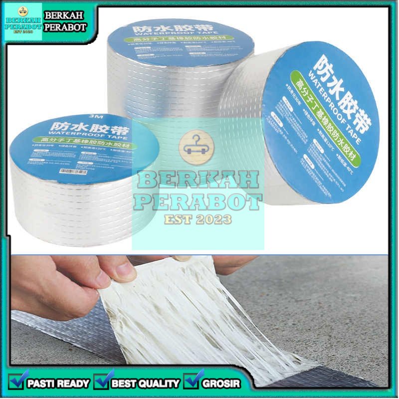 [BPB] เทปแพทช์ฟอยล์อลูมิเนียม BUTYL RUBBER WATERPROOF ANTI-LEAK PATCH TAPE