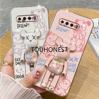 เคส Samsung Galaxy S20 Ultra เคส Samsung S8 Plus เคส Samsung S9 Plus Case Samsung S10 Plus Case Samsung Note 10 Plus Case Shockproof Cartoon Anime Graffiti Kaws Bear Stand Cute Phone Cover Casing Case TB กันกระแทก การ์ตูนอะนิเมะ เคสโทรศัพท์น่ารัก