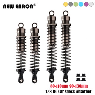 อลูมิเนียมอัลลอยด์ด้านหน้า 80-110 มม. ด้านหลัง 90-130 มม. RC Damper สำหรับชิ้นส่วนรถยนต์ RC 1/8 รถบรรทุก HSP Axial Flow Kyosho Nanda Traxxas