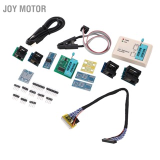 JOY Motor โปรแกรมเมอร์แฟลชพร้อมอะแดปเตอร์ 12 ตัวความเร็วสูง SPI BIOS Chip USB Programming Kit สำหรับ 24 93 25 EEPROM FLASH