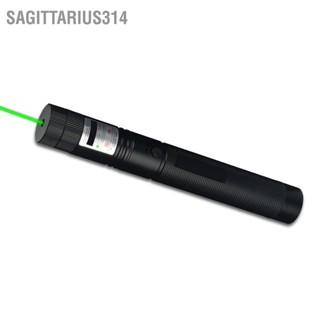 Sagittarius314 ปากกาเลเซอร์แบบพกพา USB ไฟฉายตัวชี้แสงสีเขียวแบบชาร์จไฟได้สำหรับกีฬาเดินป่ากลางแจ้ง