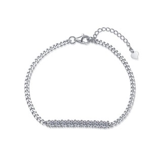 moissanite diamond bracelet สร้อยข้อมือเพชรโมอิส ปรับขนาดได้ 3 mm