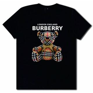 [Official]BURBERRY อเมริกันเสื้อผ้าลำลองเสื้อยืด  แขนสั้น