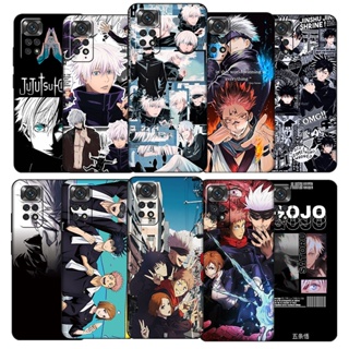 เคสโทรศัพท์มือถือ TPU นิ่ม กันตก พิมพ์ลายอนิเมะ Jujutsu Kaisen Gojo Satoru สําหรับ Redmi Note 11 11S 4G CE16