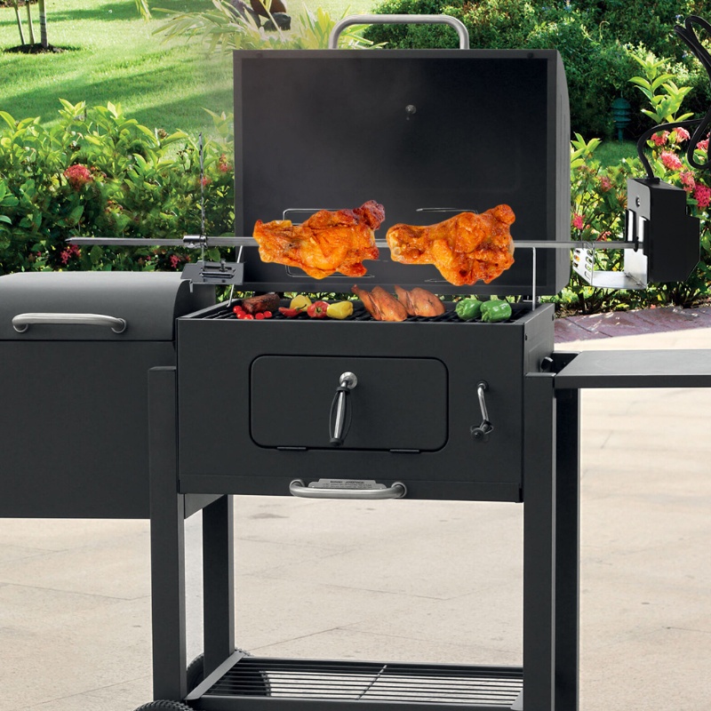 Con Universal อัตโนมัติย่าง Rotisserie ชุด 4W มอเตอร์ไฟฟ้า BBQ Bracket Spit Rod ผู้ถือส้อม Fixing สกรูบาร์ ราคา ถูกที่สุด ดีลบีเคเค แกลเลอรีภาพที่ 9