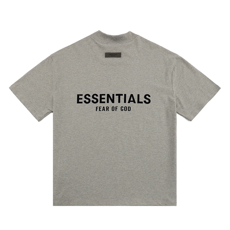 เสื้อยืดผ้าฝ้ายแฟชั่นสำหรับผู้ชายและผู้หญิง พิมพ์ลายใหญ่ด้านหลัง ทรงหลวมแขนสั้น - รูปที่ 3