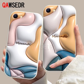 เคสโทรศัพท์มือถือ TPU นิ่ม ปิดด้านหลัง พิมพ์ลาย Morandi 3 มิติ สําหรับ OPPO A83 A71 A37 A59 F1S A59S A33 A39 A57 F3 Lite A37