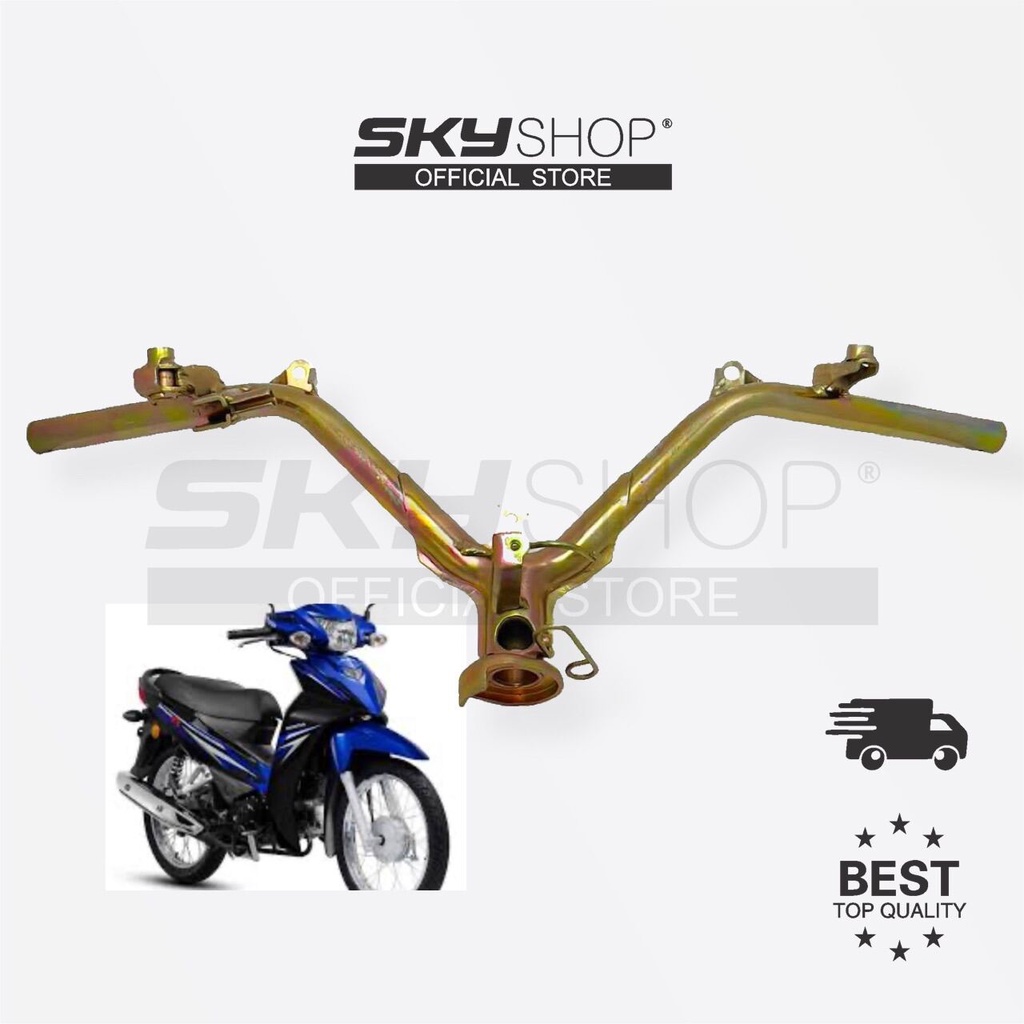HONDA ALPHA 110 HANDLE BAR (DRUM) 53100-K71-M00 (SKYSHOP) แฮนด์บาร์ WAVE ALPHA110 WAVEALPHA